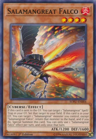 Yu-Gi-Oh! - Salamangreat Falco - SOFU-EN004 - Soul Fusion - 1st Edition - Common