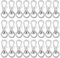 anezus 100Pcs Key Chain Clip Hooks Swivel Lanyard Snap Hook Keychain Hooks for Lanyard Key Rings Crafting