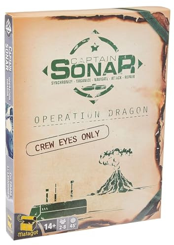 Matagot MTG7505 Captain Sonar: Upgrade 2 Operation Dragon, Mixed Colours