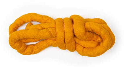 Wichtelwerkstatt Andrea Rath Filzschnur aus Schurwolle 1,90-2m in gelb