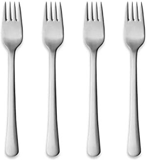 Georg Jensen Copenhagen Cake Fork Giftbox Set Ss 4 Pcs