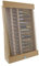 Inconnu Manufacturer 44105 Vitrine 45 x 29 x 5 cm hêtre Naturel/vitre en Verre pour 12 Couteaux de Poche, avec Serrure.