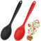 2 Piezas Cuchara Remover Grande Silicona Cocina con Mango Largo 27 cm Sin BPA Resistente Al Calor 230,Cucharones de Cocina Silicona para Cocinar en Sartenes Esmaltadas