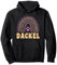 Dackel Damen Regenbogen Herz Hunde Pullover Hoodie
