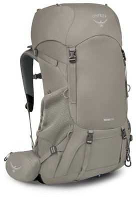 Osprey Renn 50 Wanderrucksack für Frauen Pediment Grey/Linen Tan O/S