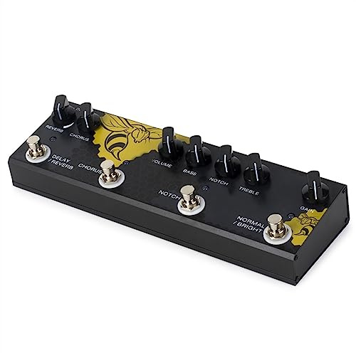 Gitarreneffekte Multieffektpedal Für Akustikgitarre. Digitales Effektpedal Chorus Delay Reverb Notch Boost EQ