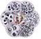 700 Piezas Ojos de Plástico Autoadhesivos, Adhesivos Ojos Móviles de Plástico Redondo, Autoadhesivo Ojos de Muñecas, Ojos Móviles Autoadhesivos, Ojos Manualidades, Para Manualidades de Scrapbooking