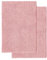 Decomira Tapis de Bain Antidérapant en Chenille | Super Absorbant et Lavable en Machine | pour la Salle de Bain, Douche, Baignoire ou comme Tapis WC | Rose - 50x80 cm (2pcs)