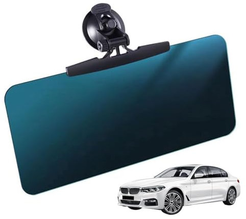 Pare-soleil Anti-éblouissement – Visière De Voiture Anti-éblouissante Avec Ventouse, Protection Oculaire Avec Filtre UV HD, Accessoires De Lunettes De Voiture Adaptés Aux Voitures, SUV, CRV, Camions