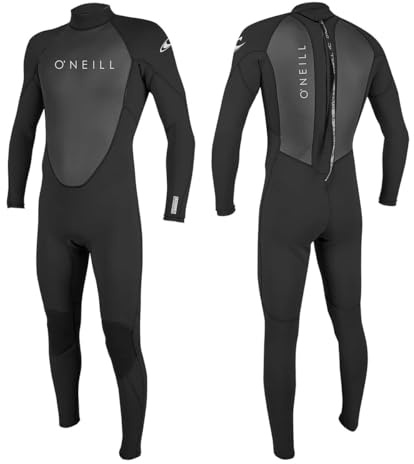 Oneill Herren Neoprenanzug Reactor II, 3/2 mm, Reißverschluss hinten, Graphit Dayglow