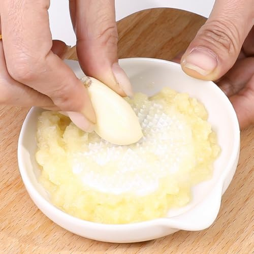 Plato rallador de porcelana de cocina para rallar eficientemente frutas, verduras y especias, con material y fácil limpieza