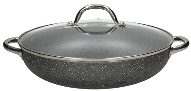 Tognana Big Family, Tegame con coperchio 32 cm, alluminio, grigio