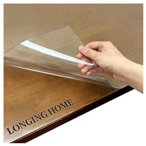 Longing Home Glasklare PVC Tischdecke 2mm 70 x 110 cm