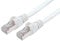 PremiumCord Câble Patch, CAT6a, S/FTP, PIMF, Ethernet, LAN, Rapide, Flexible et Durable RJ45 10Gbit/s Câble, AWG 26/7, Câble en Cuivre 100% CU, Blanc, 10m