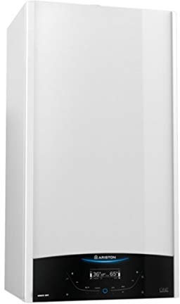 Caldaia a condensazione Genus One 24 FF EU per gas naturale e propano, programmazione oraria, pompa ad alta efficienza, rilevamento automatico tipo di gas (Referenza: Ariston 3301018)