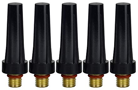 RIVERWELD WIG-Schweißbrenner-Rückkappen mittel 41V35 für WP 9 20 25, 5st | Fit SR PDA DB WP 9 20 25 WIG-Schweißbrenner