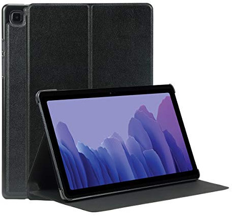 Mobilis Funda Rígida para Samsung Galaxy Tab A7 10.4'' 2020 (SM-T500/T505/T507), Smart Cover, Carcasa Delgada con Soporte Ajustable, Negro