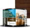JOVIRA PINTURAS BARNIZ-LASUR Protector Satinado al Agua. Protege, decora y embellece todo tipo de madera. (375 Mililitros, Nogal) E-18