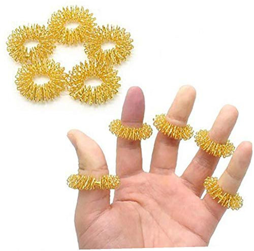 Zonster 5pcs Magnetische Ringe Spielzeug Neuheit Finger Stress Relief Fidget Ring Spiky Sinnes Fidget Spielzeug für Autismus Tactiles