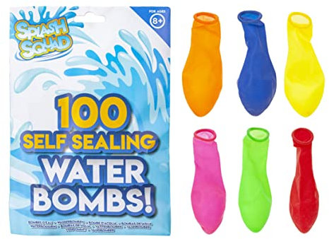 Selbstversiegelnde Wasserballons, Neon Wasserbomben, Kinder Sommer Party Zubehör, Wasserballon Kampf Zubehör, 100 Stück Neon Selbstdichtende Wasserbomben