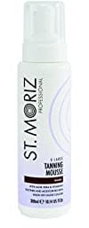 St Moriz Professional Extra Large Instant Tanning Mousse in Dark | Fast Drying Vegan Fake Tan | With Aloe Vera & Vitamin E | With Guide Colour For Streak Free Deep Bronzed Glow | Cruelty Free | 300ml
