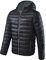 Black Crevice Herren Steppjacke I wind- & wasserabweisende Herren-Jacke I Steppjacke mit Kunstfaserfüllung I Steppjacke mit Kapuze, schwarz/rot, 56