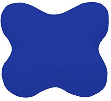 Dukal | Bezug für ACAMAR Seitenschläferkissen Nackenstützkissen | aus hochwertigem DOPPEL-Jersey | 100% Baumwolle | Farbe: royal