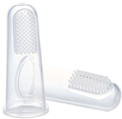 THERMOBABY Lot de 2 doigtiers brosse à dents bébé Fabriqué en France