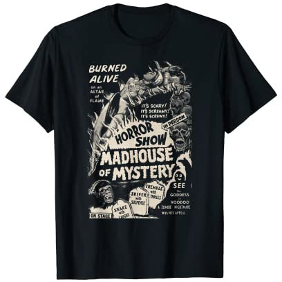 Vintage Halloween Monster Slasher Horror Movie Horror Show T-Shirt