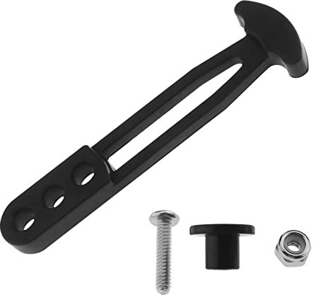 Boat Telescoping Ladder Strap Marine Grade Secure Retaining Rubber Latch Band with 3 Adjustable Mounting Holes for 2-Step 3-Step Or 4-Step Ladder