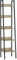 VASAGLE Bücherregal, Leiterregal 5 Ebenen, schmales Regal, offenes Standregal für Arbeitszimmer, Wohnzimmer, Schlafzimmer, Küche, Industrie-Design, kamelbraun LLS109B50V2