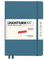 LEUCHTTURM1917 367619 Wochenkalender Medium (A5) 2024, mit Extraheft für Adressen und Jahrestage, Stone Blue, Deutsch, 12 Monate