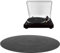 Turntable Platter Mat, 12 Record Turntable Slipmat Rubber Mat Anti Static Slipmat, Universal Turntable Slip Mat for LP Record Players
