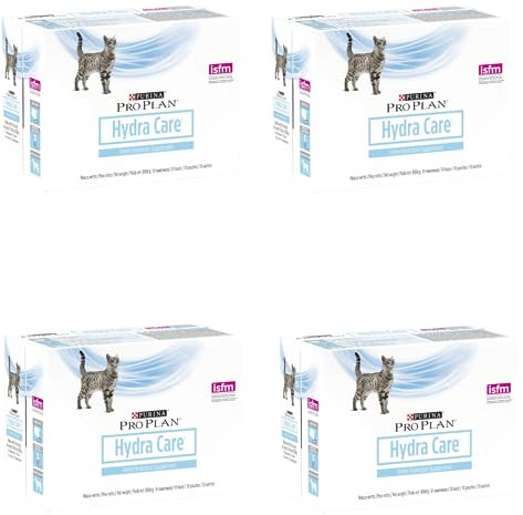 Purina PRO PLAN Hydra Care Katze | 4er Pack | 4 x 10 x 85 g | Ergänzungsfuttermittel für Adulte Katzen | Kann dabei helfen die Wasseraufnahme zu erhöhen | Im Frischebeutel