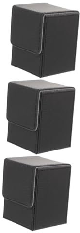 Toyvian 3er-Box Kartenbox Aufbewahrungsbox Spielkoffer Tragbarer Kartenorganisator Baseball-aufbewahrungskoffer Sammleranzeige Veranstalter Von Brettspielen Sport Pu Hohe Kapazität Pick-up