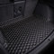Auto-Kofferraummatten aus Leder für BMW 5 Series E39 1995-2010, Cargo-Teppich, Kofferraummatte, Kratzfeste Matte, Innenzubehör,a/Black-White