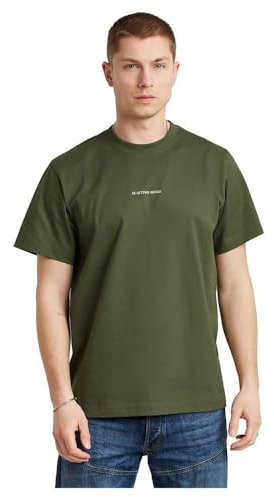 G-Star Herren Center Chest Logo Loose R T T-Shirt, Grün (Shadow Olive D25677-c336-b230), M