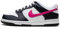 Nike Scarpe Dunk Low GS Bianco/Nero/Fuxia Unisex Adulto (38.5)