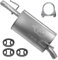 Polmo Schalldämpferset Auspuff Endtopf für Opel Meriva 1 I A 2004-07/2010 1.4 Schrägheck