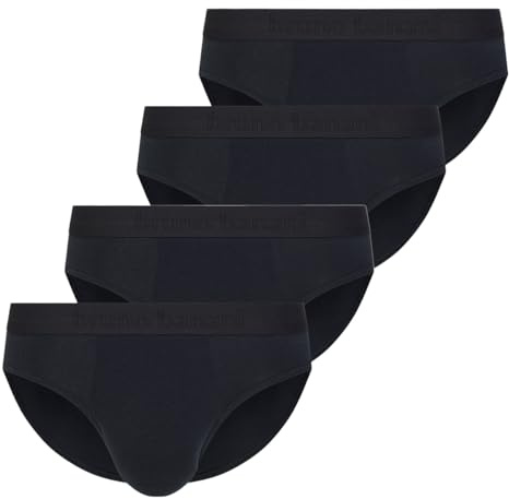 bruno banani 4er Pack Flowing - Herren - Sportslip/Unterhose - Unterwäsche - Baumwolle