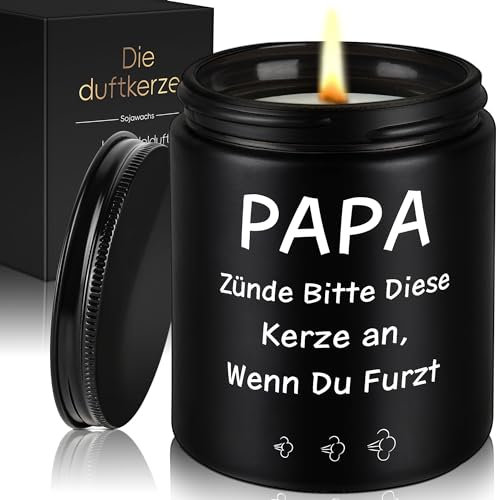 Vatertagsgeschenke für Papa, Geschenk Vatertag Geburtstag für Papa Väter Duftkerzen