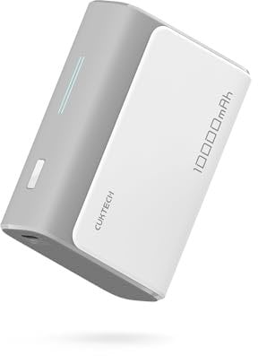 CUKTECH Mini Power Bank 30W, Portatile Batteria Esterna con 2 Porte, Led Display, USB C PD Caricatore Portatile Caricabatterie Ricarica Rapida per iPad iPhone 15 14 13 Pro Max Samsung Galaxy etc