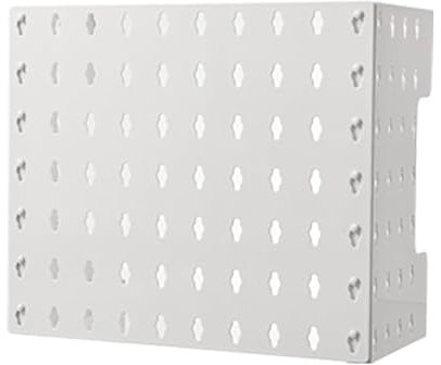 Wall Mounted Pegboard Display Shelf Gas Water Heater Pipe Cover, Multi Function Storage Rack, Versatile and Practical