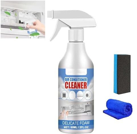 Air Conditioner Cleaner,Air Conditioner Foaming Cleaner,All-purpose Household Bubble Cleaner,No Washing Air Conditioner Foaming Coil Cleaner Spray,Removal of Peculiar Smell Home Office Cleaner (1PC)