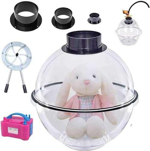 XHSMYXGS Ballonfüllmaschine, Ballonfüll-Geschenkverpackungsmaschine, Ballonpumpen-Aufblasset für Plüschtiere Rose