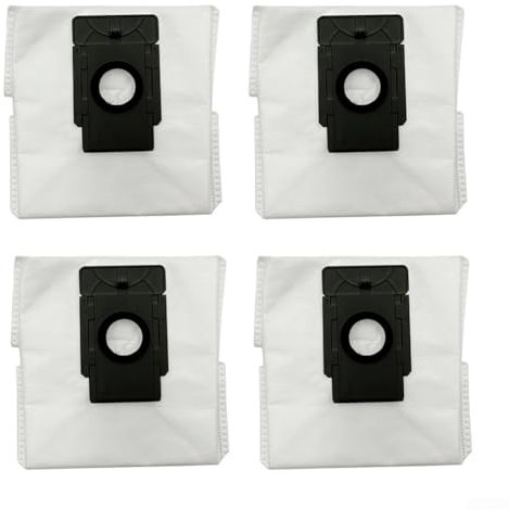 URPIZY Staubsaugerbeutel für 360 S8 Plus/für 360 für Botslab S8 Plus/für Honor For Choice R2 Plus Roboter-Staubsauger, selbstentleerendes Dock, Staubbeutel, Ersatzteile (4 Stück)