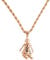 Gold Filled 3D Studded Multi-Coloured Stone Clown Pendant 6mm Rope Necklace - Luxury Finish and Detailing 3D Clown Pendant Chain Jewellery for Her/Him (6mm Rope Chain)