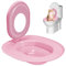 Kit d'entraînement des Toilettes pour Chats, entraîneur de Toilette pour Chats entraîner des Toilettes de Toilette Formation de Toilette Portable pour Chats réutilisables Cat Potty Trainet Training K