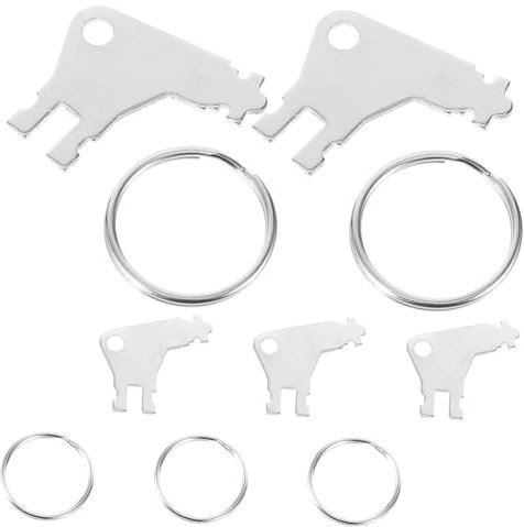 Pesderty 5 Stück Papierhandtuchschlüssel, Automatischer Handseifenspender, Toilettenpapierspenderschlüssel, Papierhandtuchspenderschlüssel