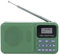 Portable Radio Solar Powered, Small DAB Radio 3W Stereo Bluetooth Speaker, Rechargeable Music Playback Pocket Digital Radio for Indoor Outdoor Home Emergency Elder Use